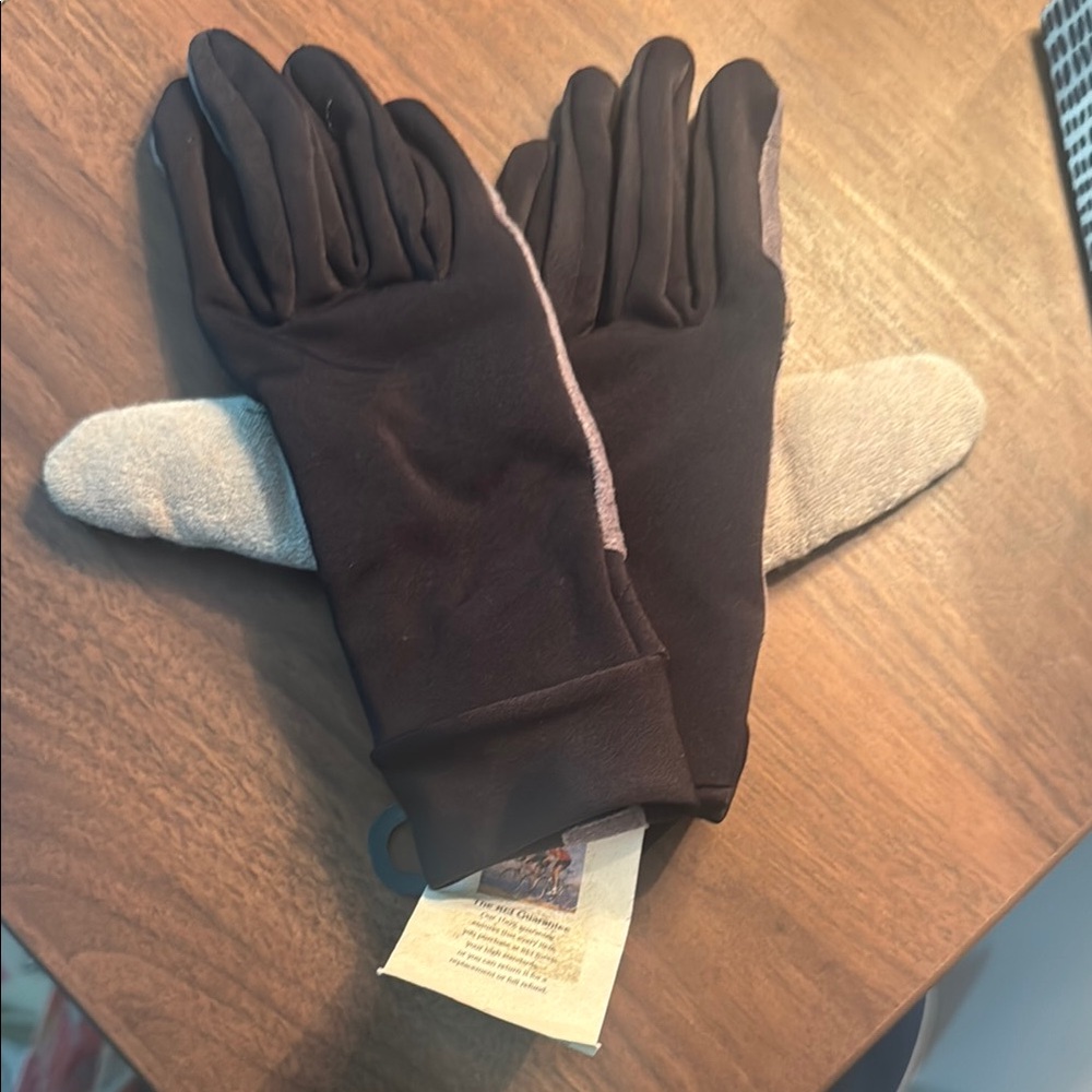 REI Black and Gray Cycling Gloves - NWT